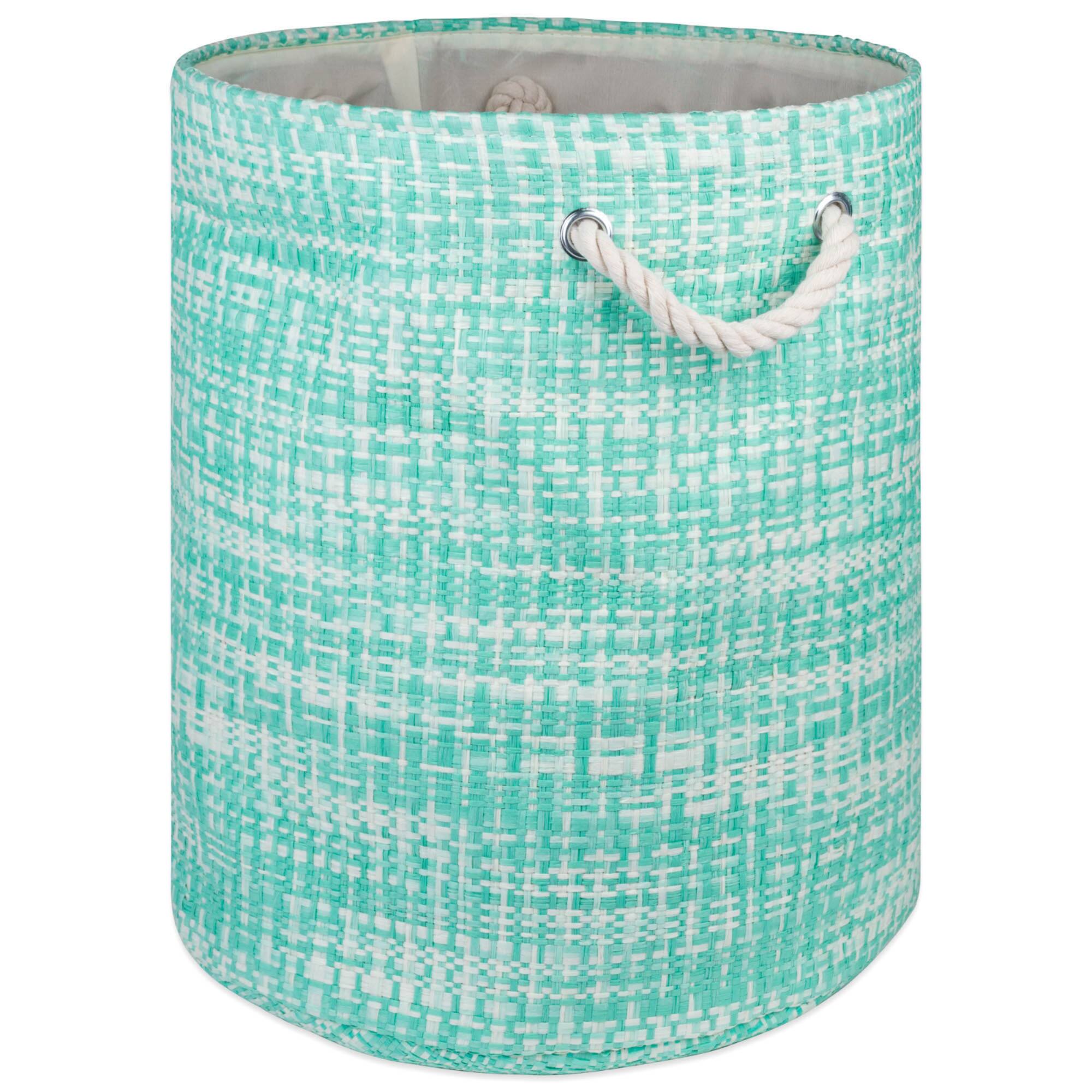 DII® Medium Tweed Round Paper Bin